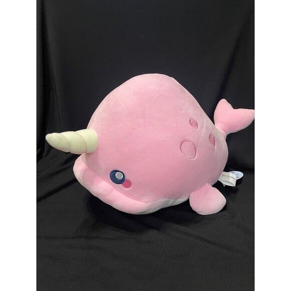 NWT -Takashoji - Pink NarwhalPlush 14" - Picture 1 of 6